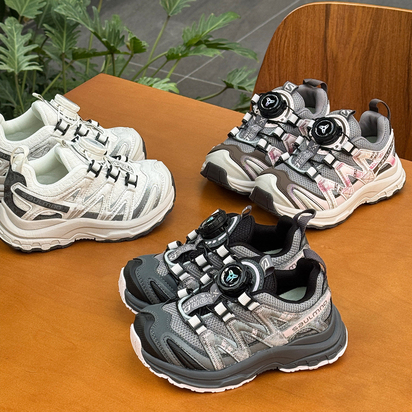 艾尚萌2026春女童运动鞋韩版旋转扣儿童登山鞋中大童户外软底跑步,童鞋/婴儿鞋/亲子鞋,运动鞋,淘宝优惠券,粉丝福利购,淘宝优惠卷