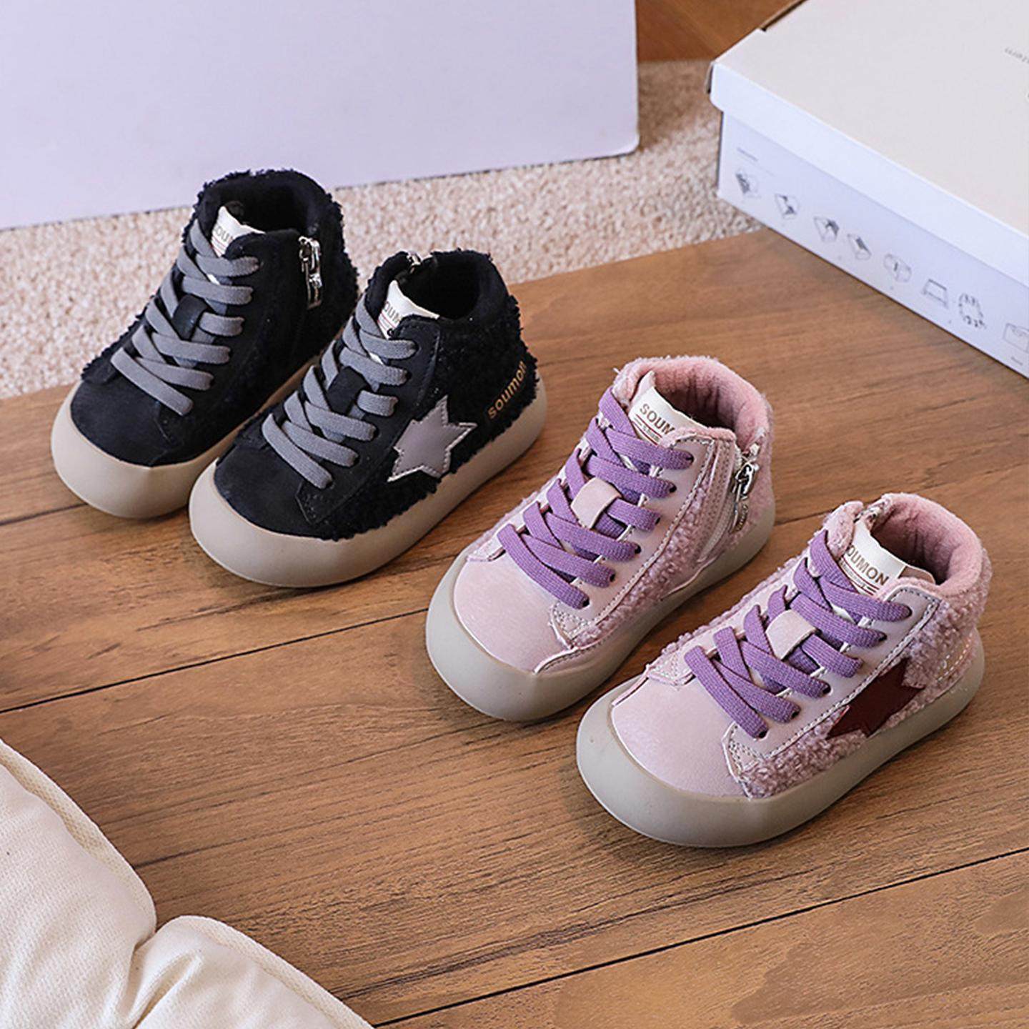 高帮儿童爆款二棉鞋女童板鞋冬季加绒保暖宝宝休闲鞋小童毛毛鞋潮,童鞋/婴儿鞋/亲子鞋,板鞋,淘宝优惠券,粉丝福利购,淘宝优惠卷