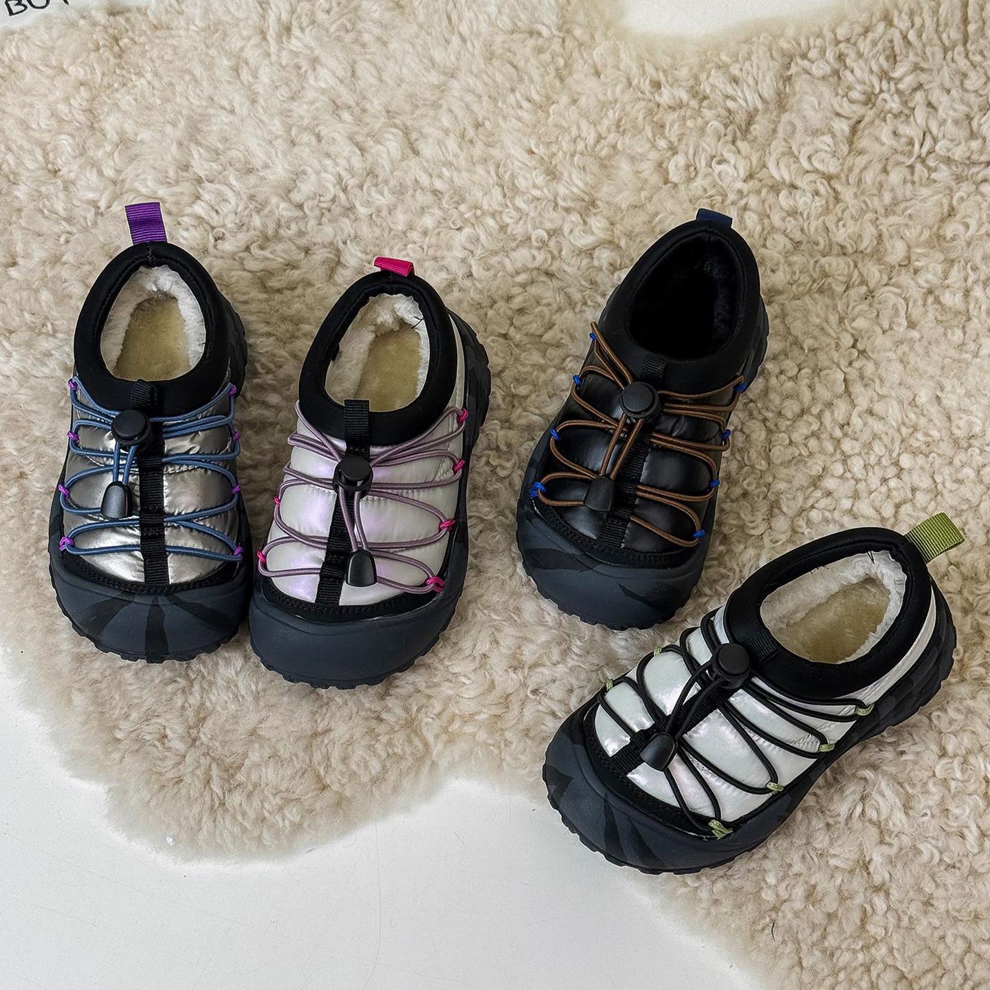 NIXIL儿童雪地靴加厚防风运动鞋