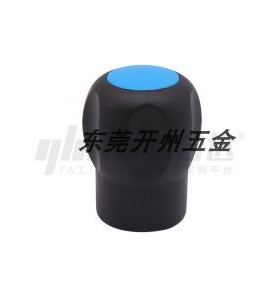 HAT19-M8/10/12-D43/D50 五角波纹型把手 通孔球形把手 尼龙手柄