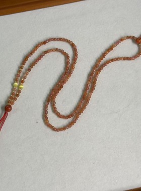 2026中国风 东方美学中式南红色珠子女士项链 可做项链也可做手链