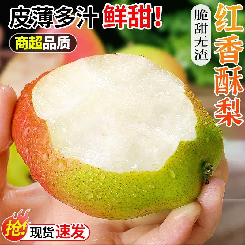 红香酥梨10斤新疆香梨