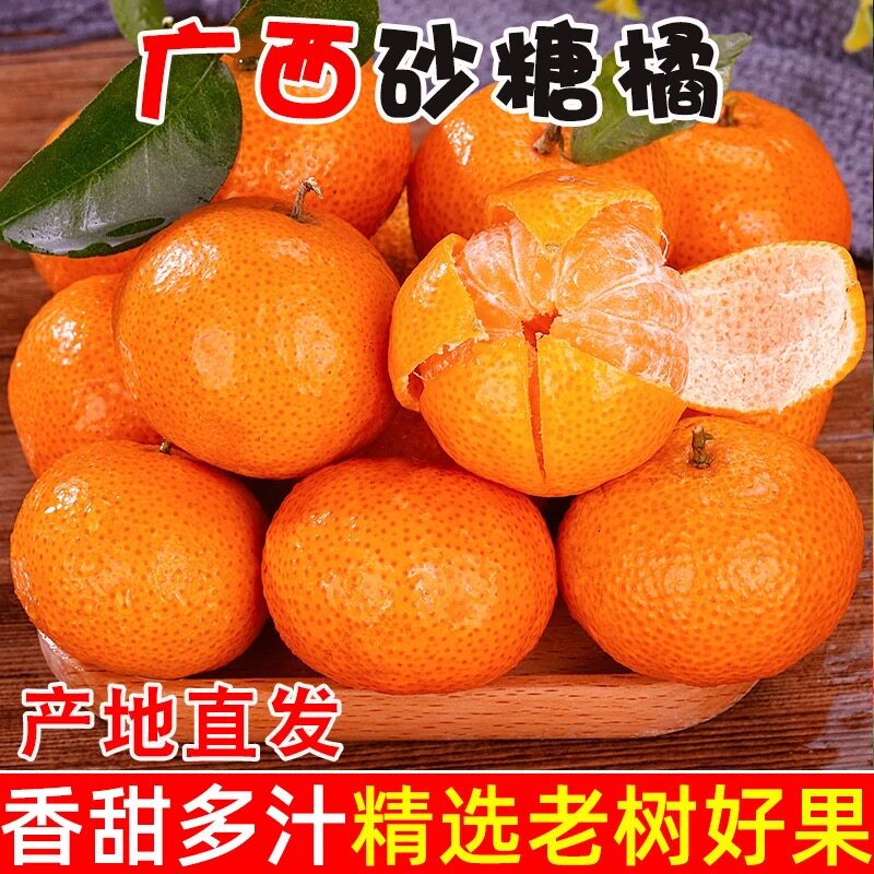 广西砂糖橘10斤新鲜当季整箱水果沃正宗金秋沙糖蜜桔小柑橘桔子