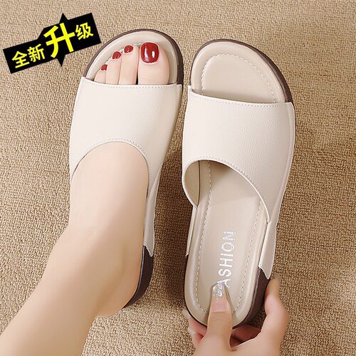 LANMF厚底女士凉拖鞋夏季新款