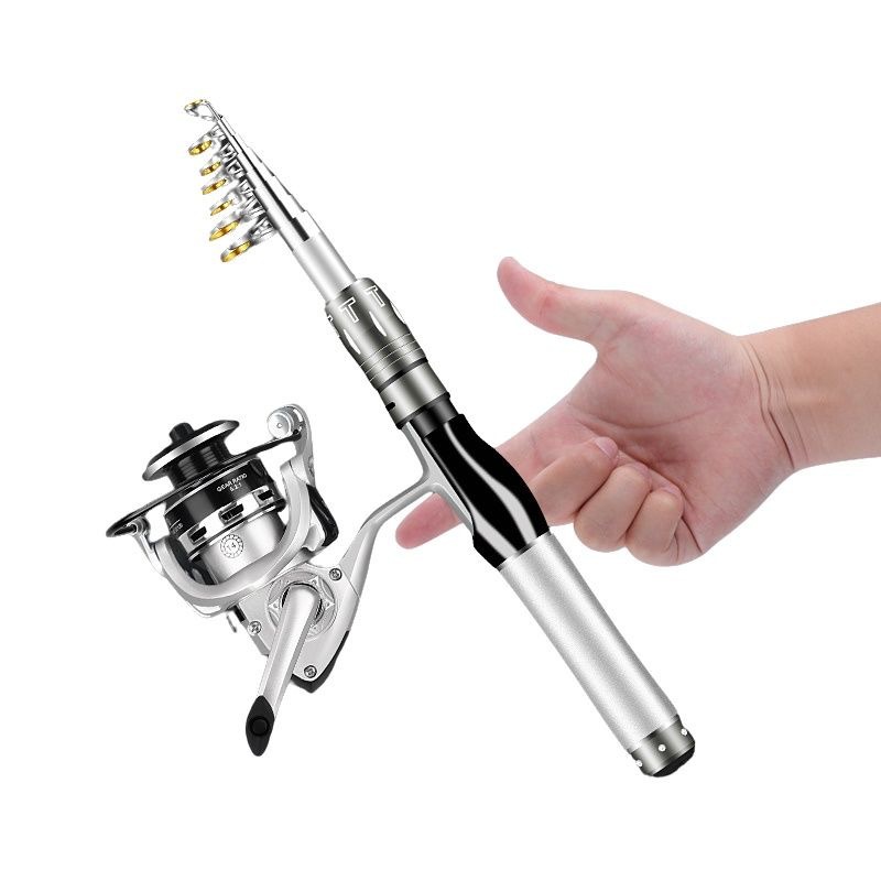 抛竿路亚竿超短节伸缩抛竿小海竿滑漂杆钓鱼竿