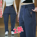 薄款 男宽松直筒夏季 弹力冰丝工装 裤 男 抖音爆款 子耐磨工作裤 休闲裤