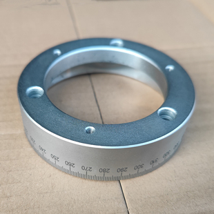 配环球台工金悦万能分度头配件刻度盘360度摇手柄插针拔插塑刻度