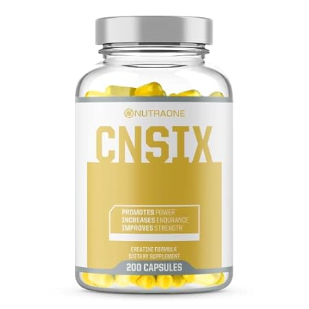 CNSix Creatine Capsules by NutraOne – Creatine HCL to Hel