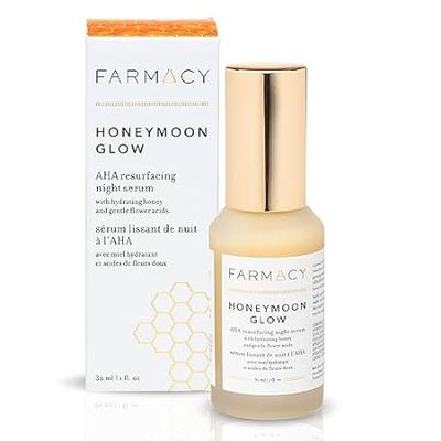 Farmacy Honeymoon Glow AHA Hydrating Night Serum w/Hyalur