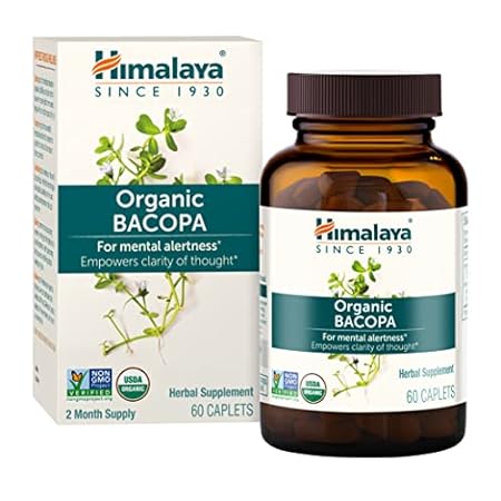 Himalaya Organic Bacopa Monnieri Nootropic Herbal Supplem