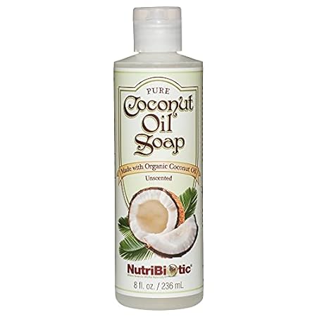 NutriBiotic – Pure Coconut Oil Soap, Unscented 8 Oz | Cer