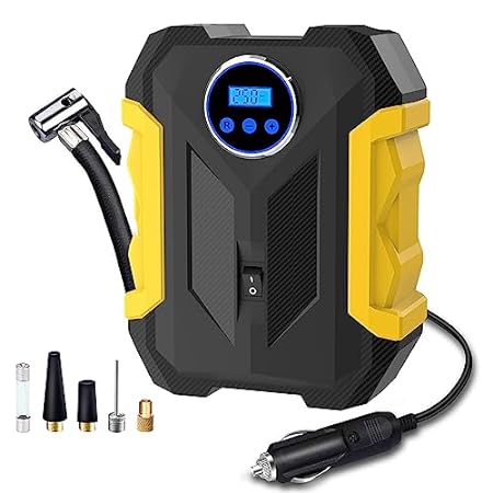 Digital Air Compressor for Car Auto Pump Portable Tire In
