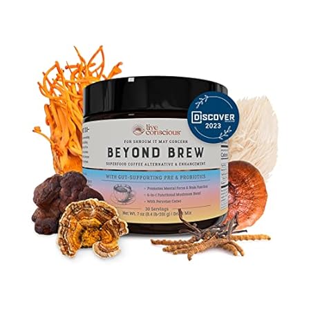 Live Conscious Beyond Brew Mushroom Superfood Coffee - Mu