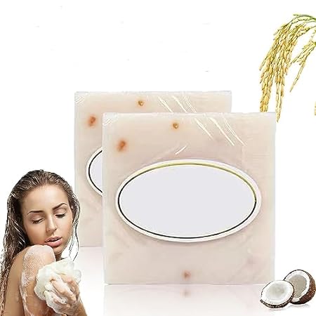 Jabon Aclarante de Arroz， Thai Rice Soap， Original Thai H