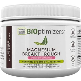 Raspberry BiOptimizers Drink Magnesium Lemon Breakthrough