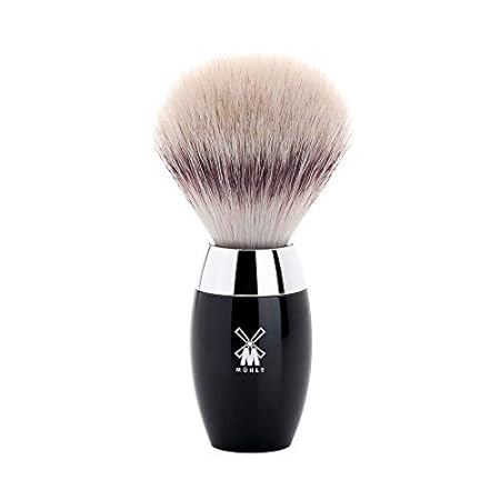 MüHLE KOSMO Black Silvertip Fiber Shaving Brush - Synthet