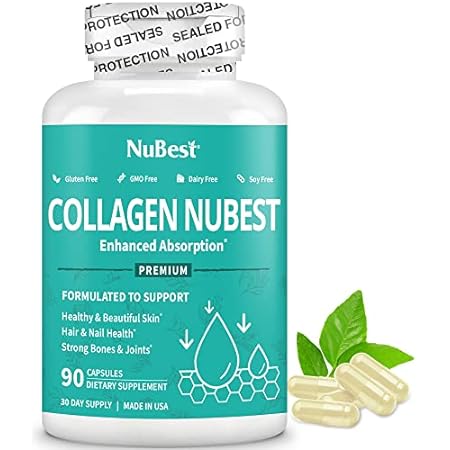 NuBest Collagen Collagen Peptides - Collagen Pills for Ad
