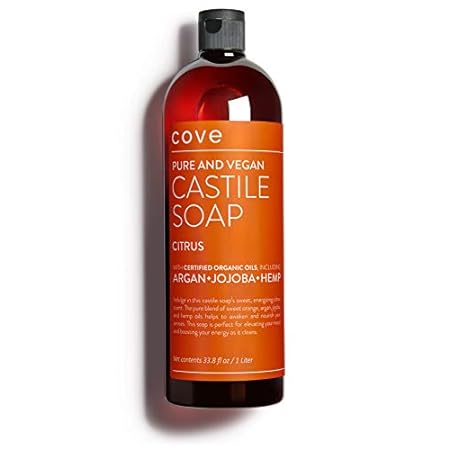 Cove Castile Soap Citrus - 1 Liter / 33.8 fl oz - Organic