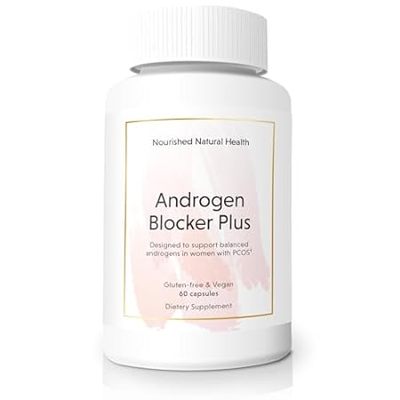 Nourished Naturals Androgen Blocker Plus for PCOS - Hormo