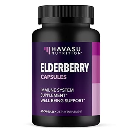 Sambucus Black Elderberry Capsules | Immune Support Suppl