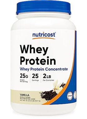 Nutricost Whey Protein Concentrate (Vanilla) 2LBS