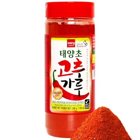 Wang Sun-Dried Fine Gochugaru， Red Pepper Flakes， Chilli