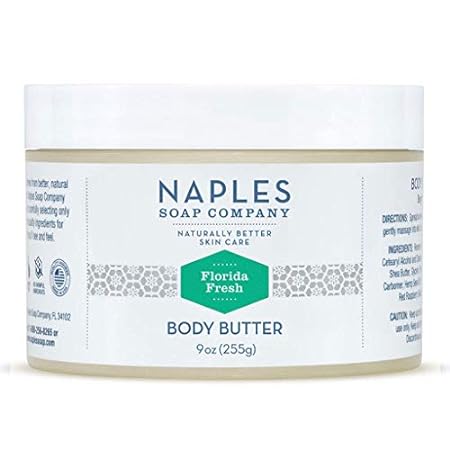 Naples Soap Natural Body Butter - Rich Cocoa Shea Body Bu