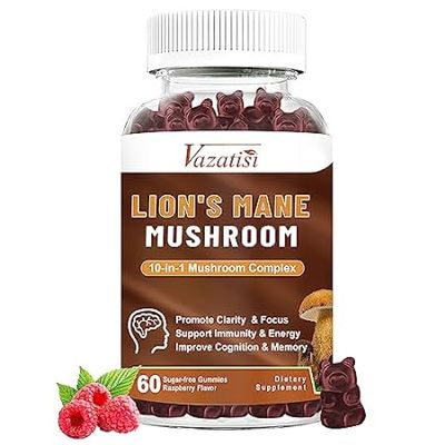 Organic Mushroom Gummies， 10 Mushroom Complex 3300MG - Li