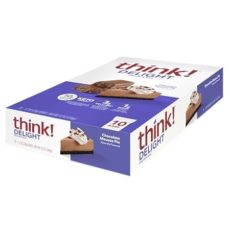 think! Delight， Keto Protein Bars， Healthy Low Carb， Glut