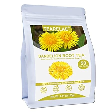 TEARELAE - Dandelion Root Tea - 2.5g x 50 Count Premium R