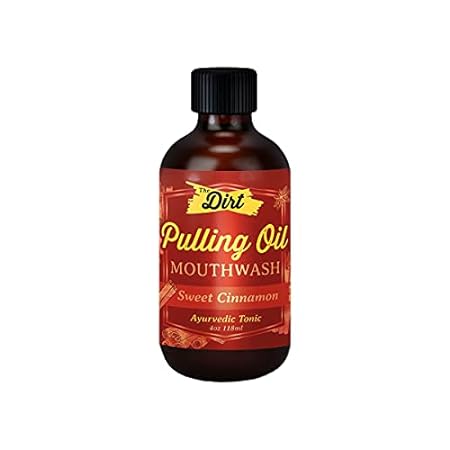 THE DIRT Oil Pulling Mouthwash - Gluten Free - Removes Pl