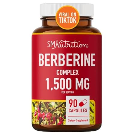 Berberine 1500mg | High Potency Complex | Supports Glucos