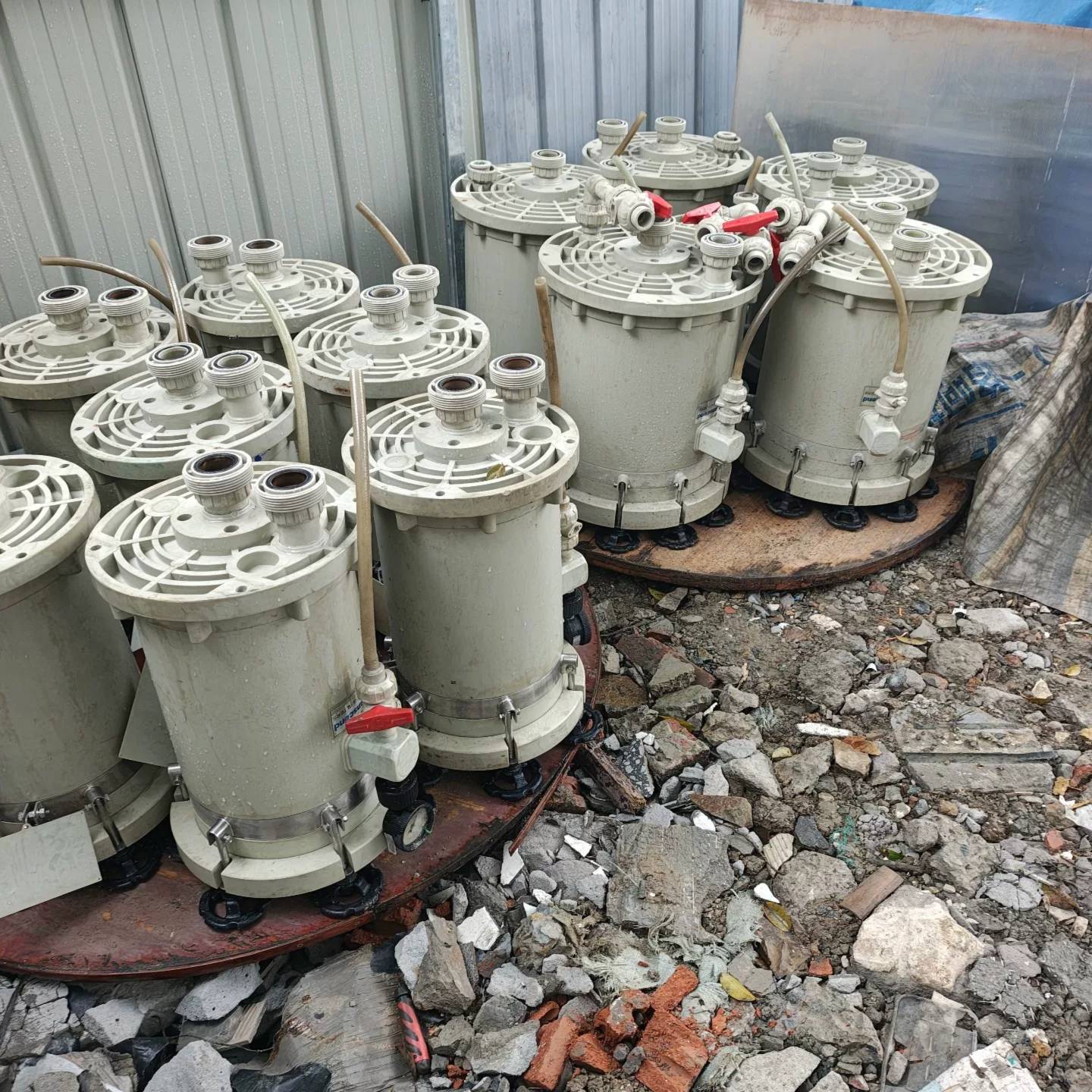 可维修电镀厂过滤器两种型号 无电机 成色如图 350450一议价