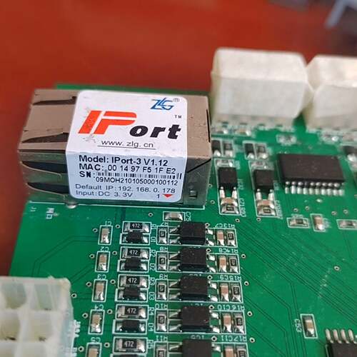可维修IPort-3 ZLG周立功 致远电子 嵌入式串口转以太网模议价
