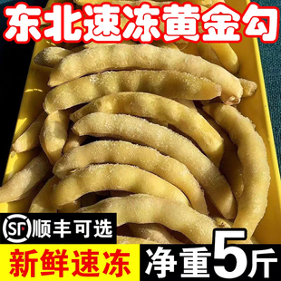 东北正宗速冻黄金勾豆角应季速冻蔬菜自然成熟易熟好吃鼓豆5斤邮