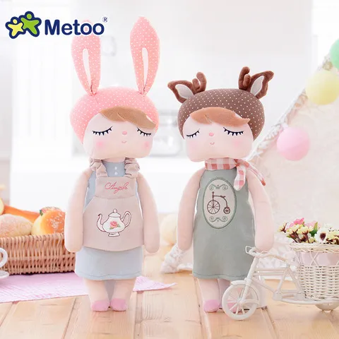 复古儿童咪兔metoo毛绒玩具礼物玩具玩偶安吉拉公仔