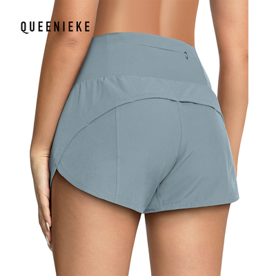 lulu运动短裤女防走光马拉松跑步