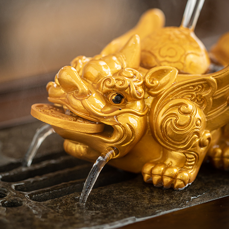 变色茶宠摆件鑫裕源树脂