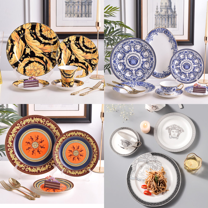 杜美莎餐具6/8/10.5平盘西餐盘点心盘展示盘杯碟鱼盘汤盘杯碟,餐饮具,盘,淘宝优惠券,粉丝福利购,淘宝优惠卷