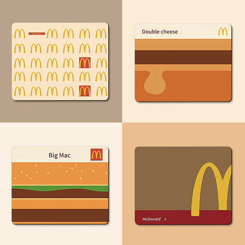 麦当劳鼠标垫子小号便携男女生