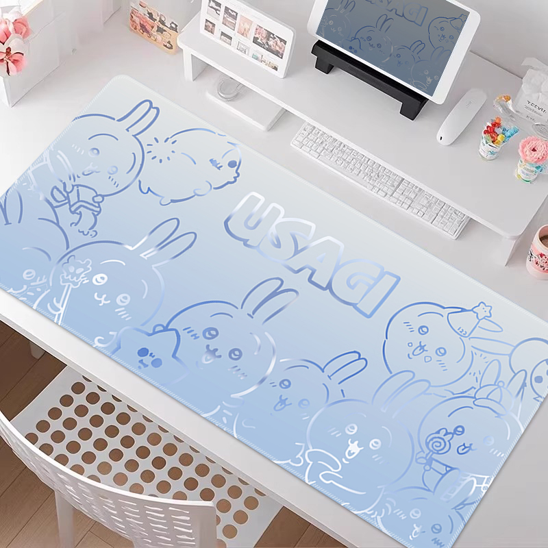 乌萨奇蓝色渐变鼠标垫超大