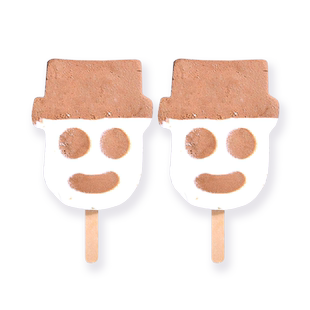 田牧80后花脸牛奶味童年冰淇淋20支娃娃大脸雪人雪糕儿童冰激凌