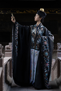 清和赋复原四圣法衣道家高功法衣道袍道士服经衣霄台衣浮织织锦冬