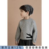 上衣 儿童套头毛衣男童宝宝卡通洋气保暖针织衫 幼悠2026春秋装 新款