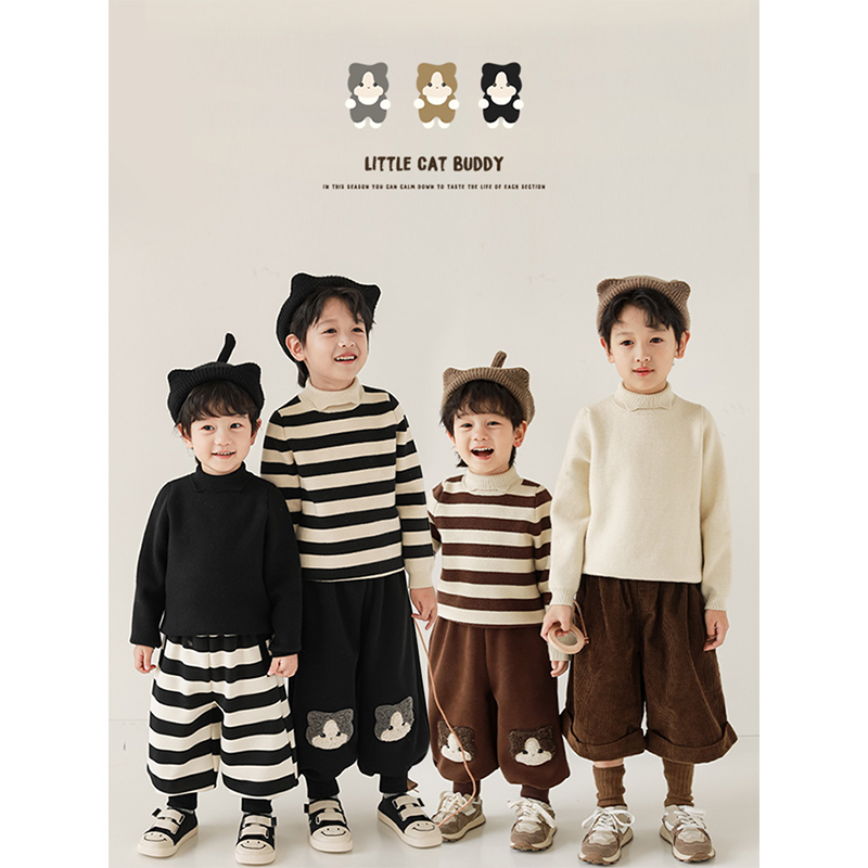 儿童休闲亲子装T恤潮流冬装