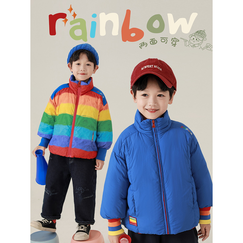 幼悠男童冬季加厚棉服