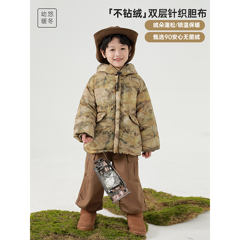 儿童加厚羽绒服洋气冬装