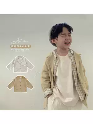 Baby children's clothing baby jacket 2021 New Spring Summer boys dress children's suit men's small suit tide coat