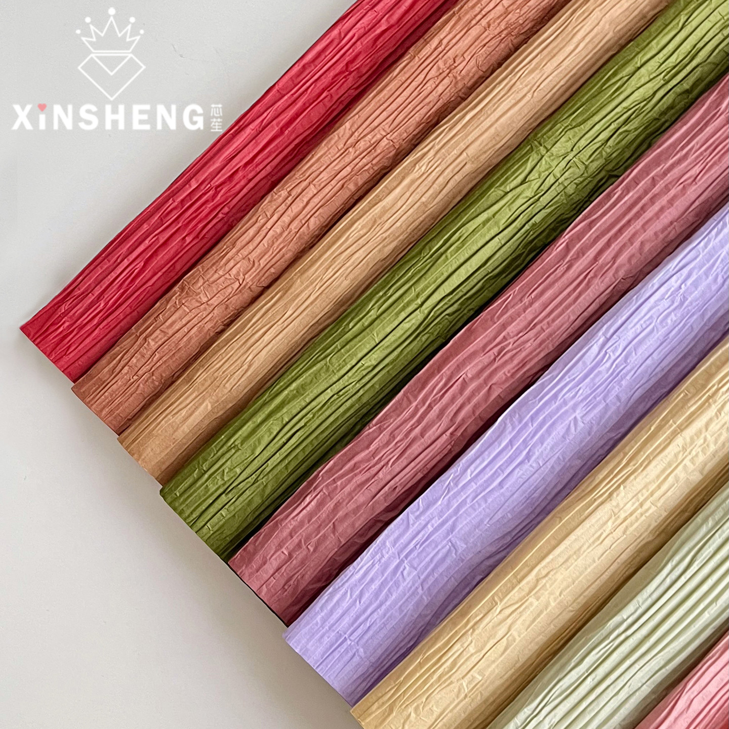 芯苼手工百折纸多彩褶皱感