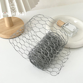 定型资材 饰品包装 芯苼 镀锌六角网鲜花花束配饰手工花艺diy礼物装